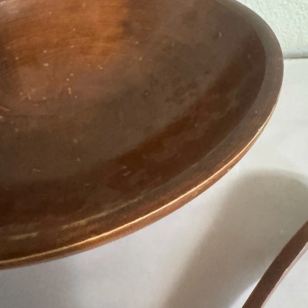 Vintage Woodcrofty Wooden Dining Set - Bowl, Spoon, and Fork